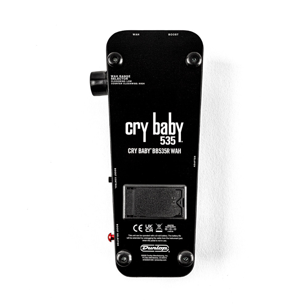 JIM DUNLOP ジムダンロップ BB535R Cry Baby BB535 Wah Reissue ワウペダル クライベイビー ギターエフェクター ボトム画像