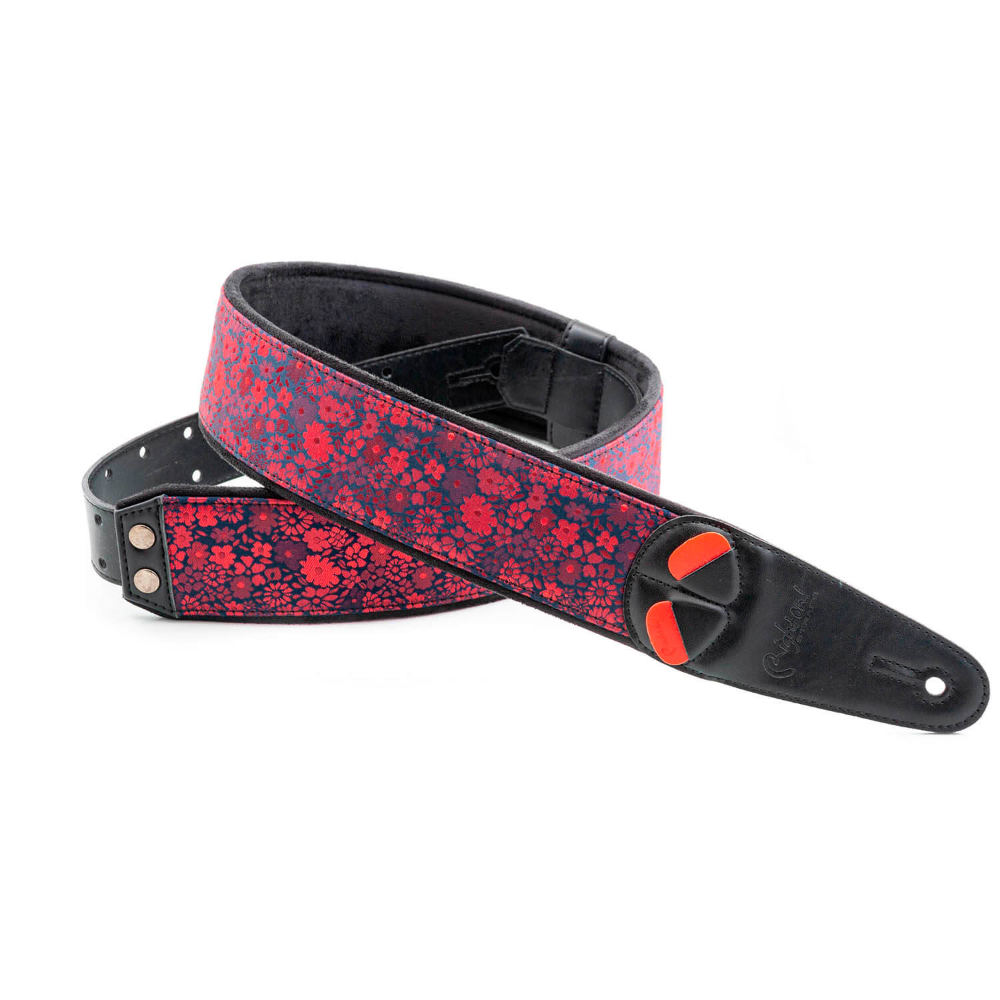 Righton! STRAPS ライトオンストラップ Daisy Red ギターストラップ
