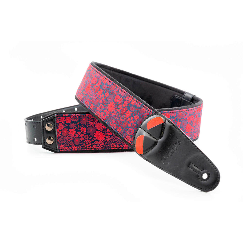 Righton! STRAPS ライトオンストラップ Daisy Red ギターストラップ サブ画像1