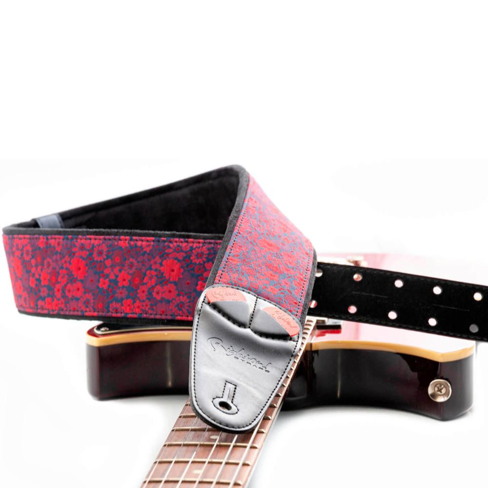 Righton! STRAPS ライトオンストラップ Daisy Red ギターストラップ サブ画像6