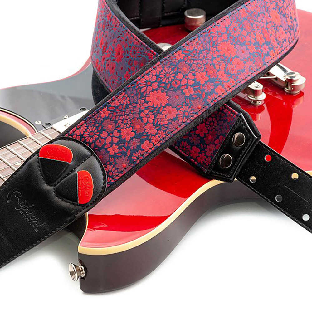 Righton! STRAPS ライトオンストラップ Daisy Red ギターストラップ サブ画像8