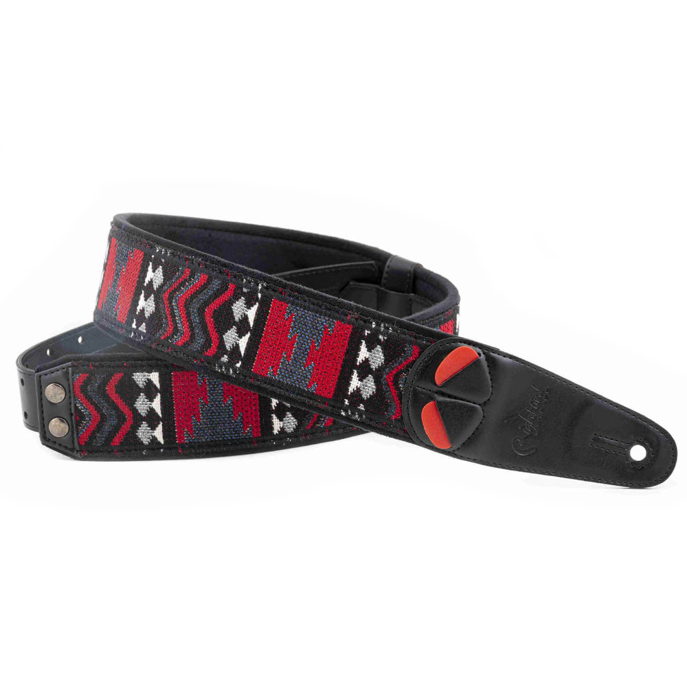 Righton! STRAPS ライトオンストラップ Azteca Black ギターストラップ