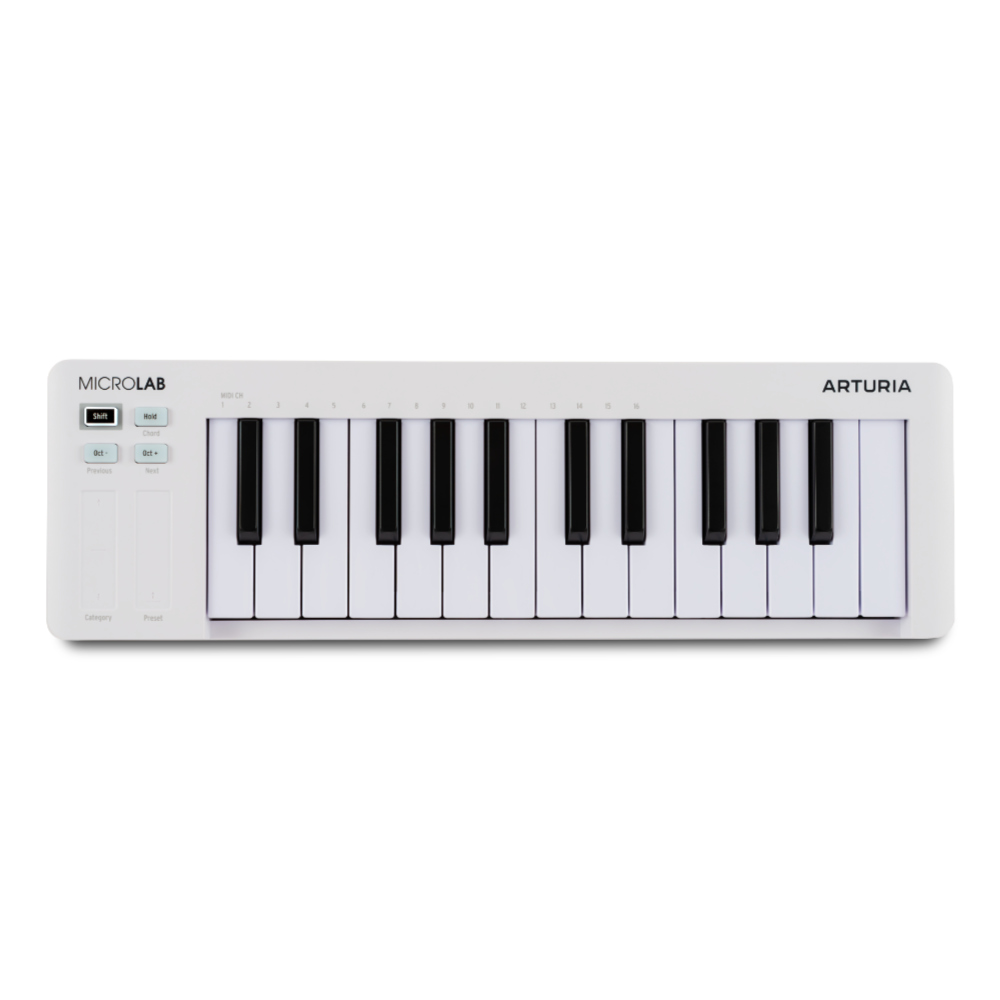 ARTURIA MicroLab mk3 + Analog Lab Pro Bundle USB MIDIキーボードとソフトウェアシンセアナログラボプロのバンドルセット トップ画像