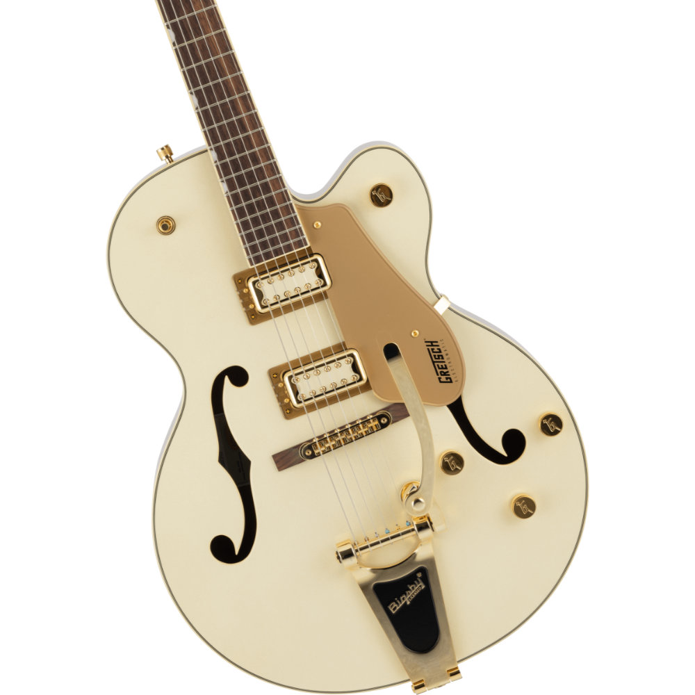 GRETSCH グレッチ G5420TG Electromatic Pristine LTD Hollow Body Single-Cut with Bigsby White Gold エレキギター フルアコ ボディ画像