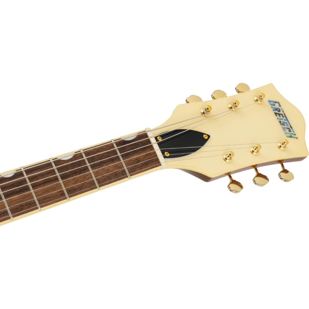 GRETSCH グレッチ G5420TG Electromatic Pristine LTD Hollow Body Single-Cut with Bigsby White Gold エレキギター フルアコ ヘッド画像