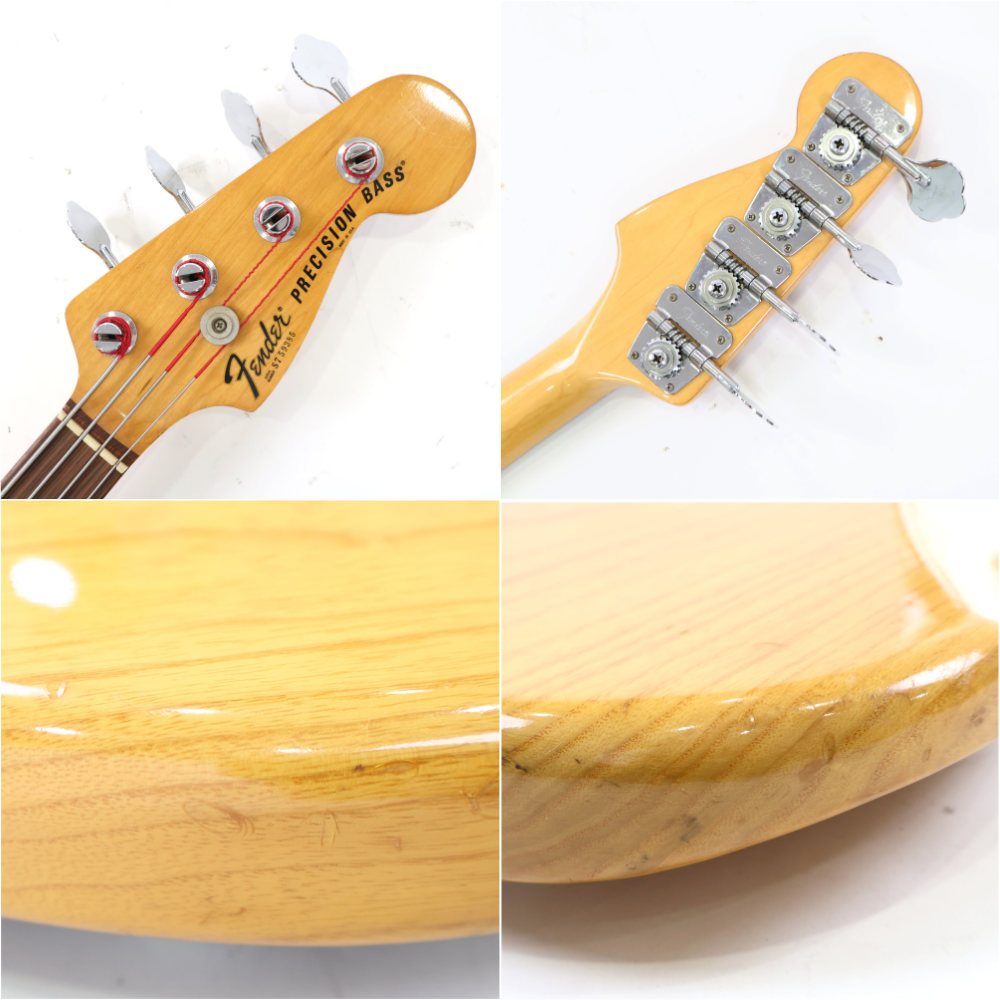 【中古】 Fender USA フェンダー PRECISION BASS Fretless 1977〜1978年製 Natural プレシジョンベース フレットレス エレキベース 詳細画像