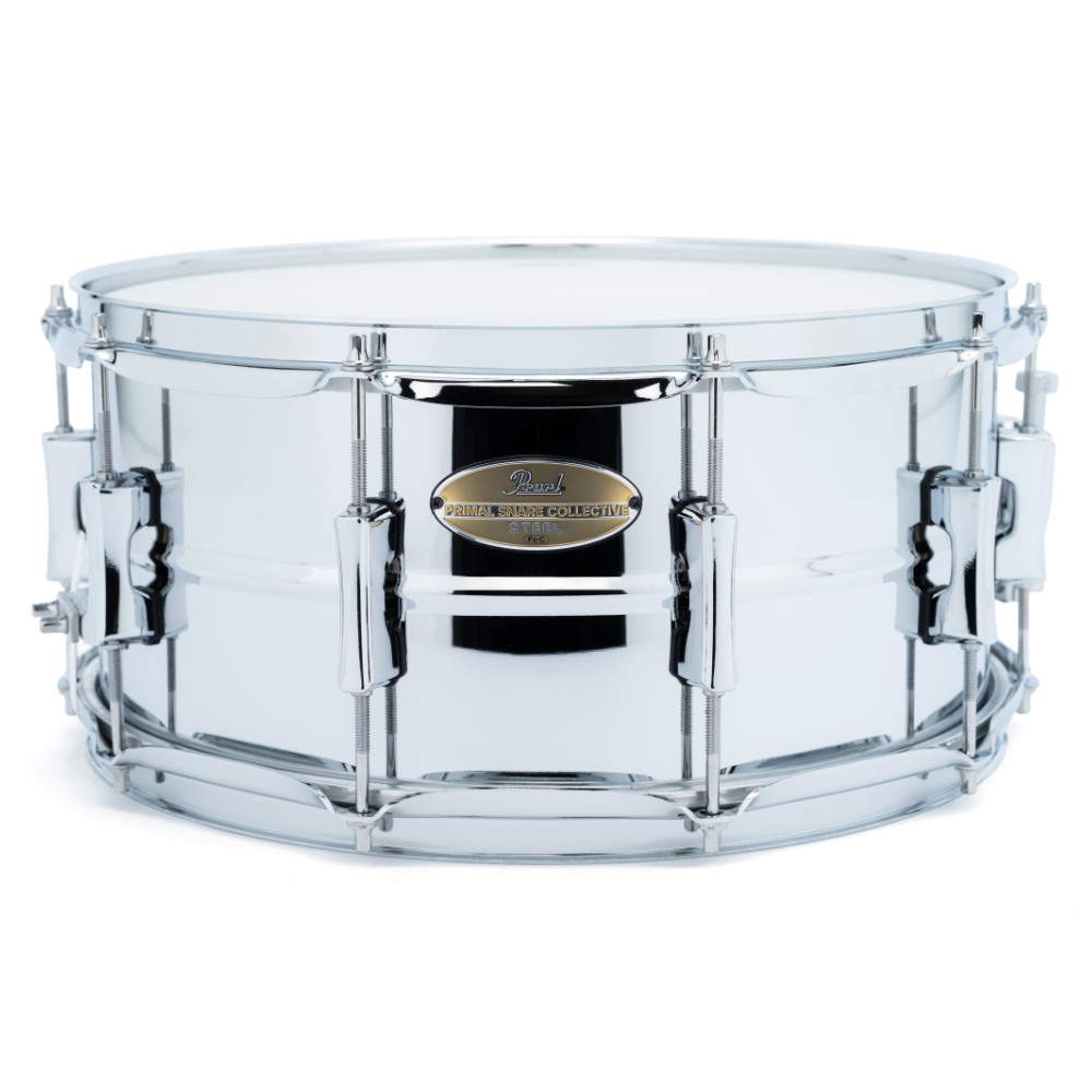 Pearl パール PSC1465S PRIMAL SNARE COLLECTIVE STEEL 14×6.5 Snare Drum スネアドラム