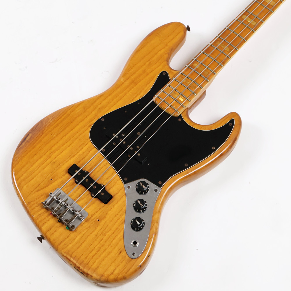 【中古】 エレキベース Fender USA Jazz Bass Natural Maple FingerBoard 1980年製 S8シリアル80年製 ボディトップ