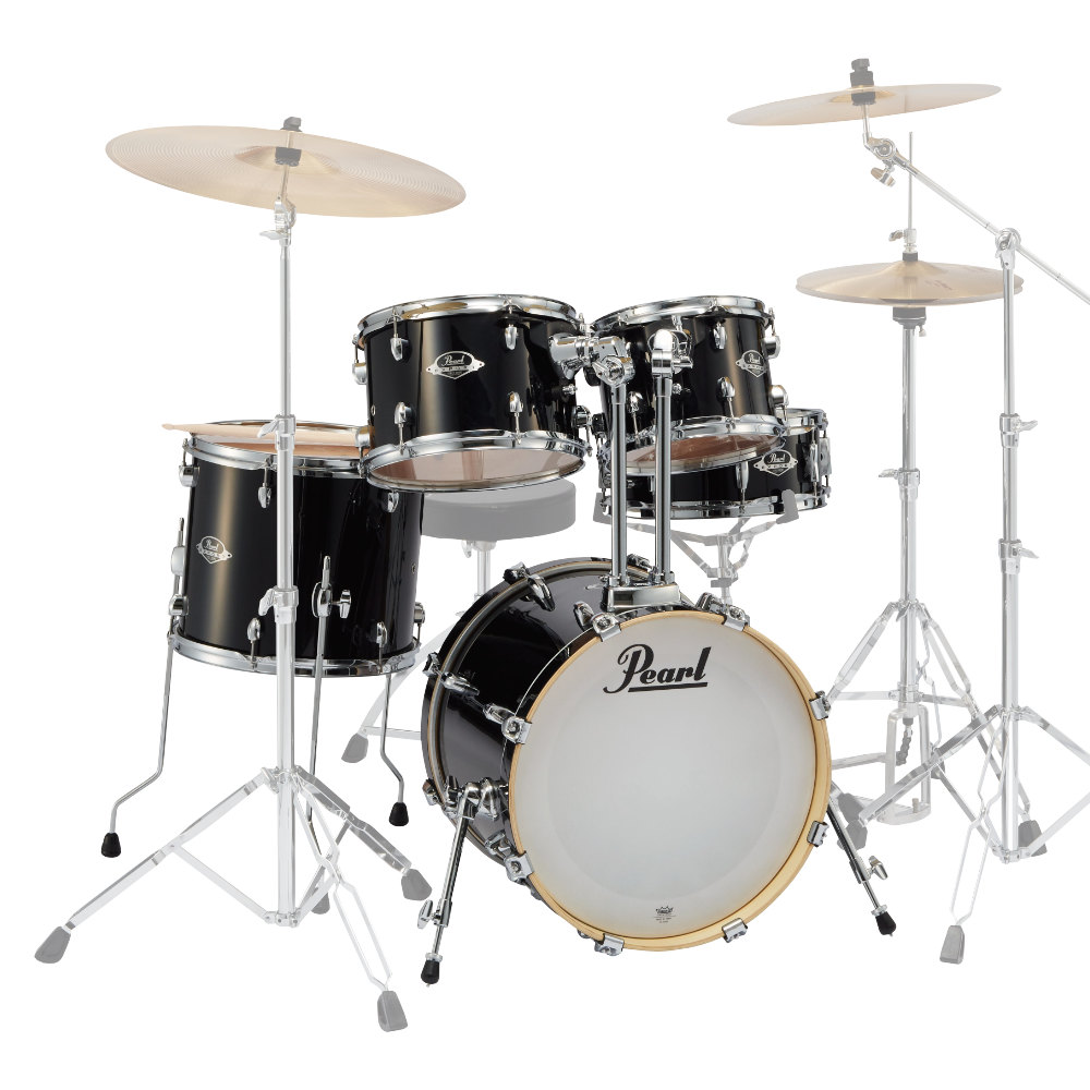 Pearl パール EXX785P/C #31 ジェットブラック シェルパック EXPORT ジュニアサイズ ドラムセット