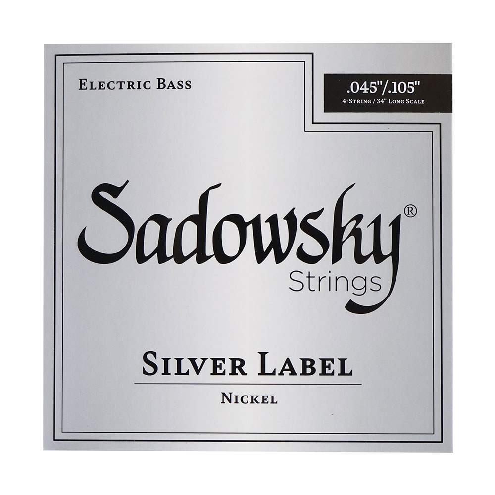 Sadowsky サドウスキー SBCN45 Nickel Silver Label ニッケル エレキベース弦 45-105