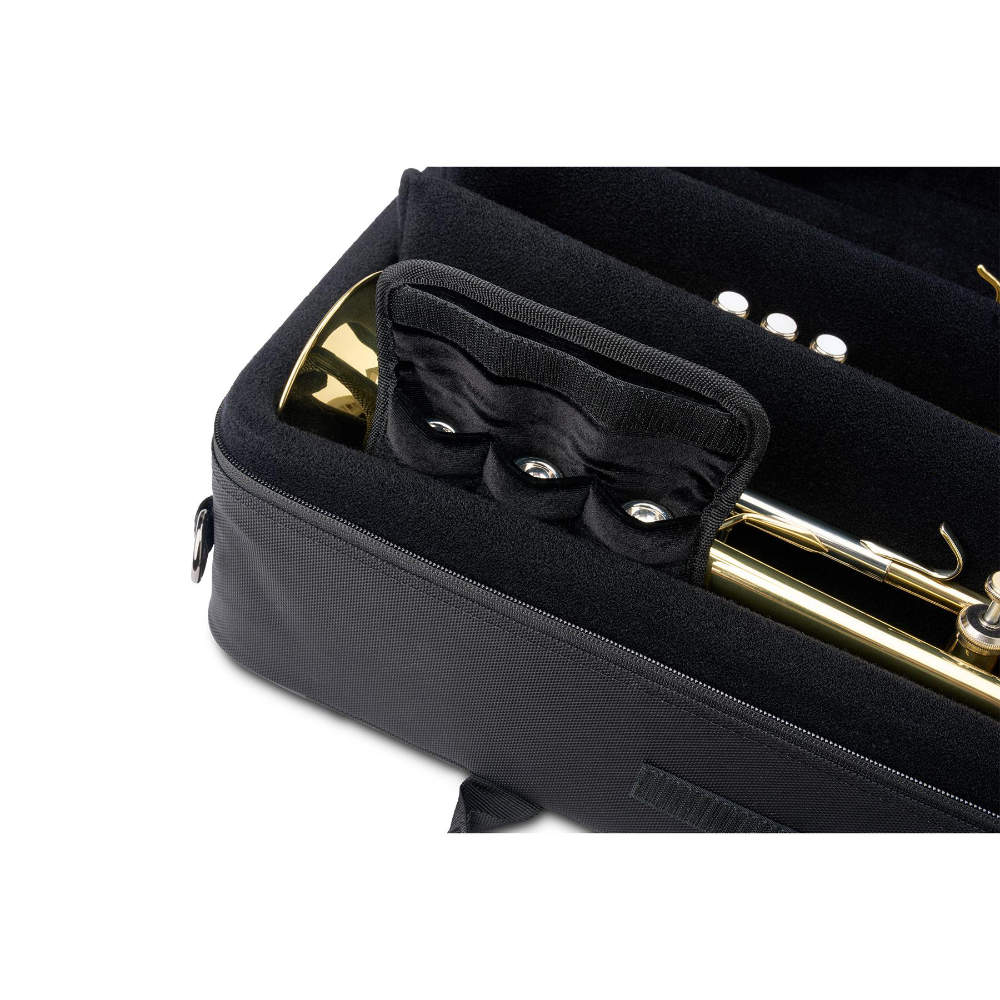 PROTEC プロテック A003 Trumpet Plush マウスピースポーチ トランペット用マウスピースケース 3本収納可能 使用例画像2