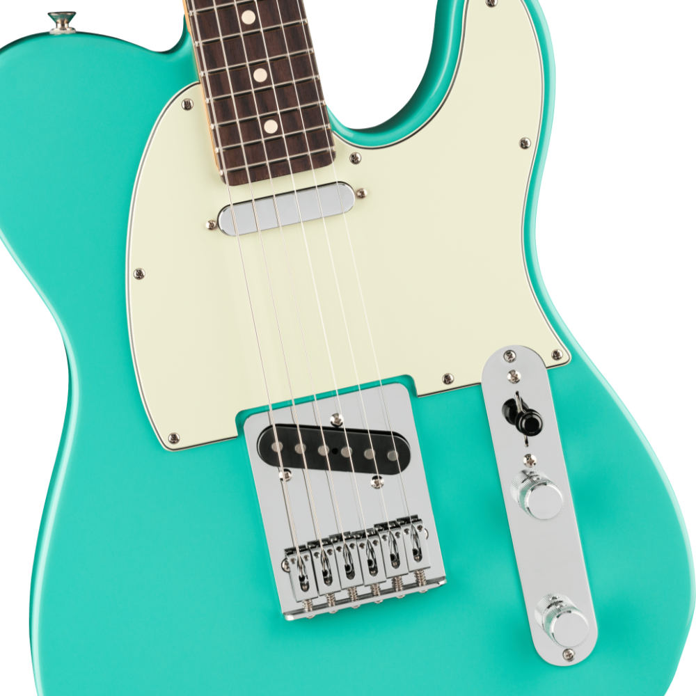 Fender フェンダー 75th Anniversary Player II Telecaster RW Seafoam Green エレキギター テレキャスター ボディアップ画像