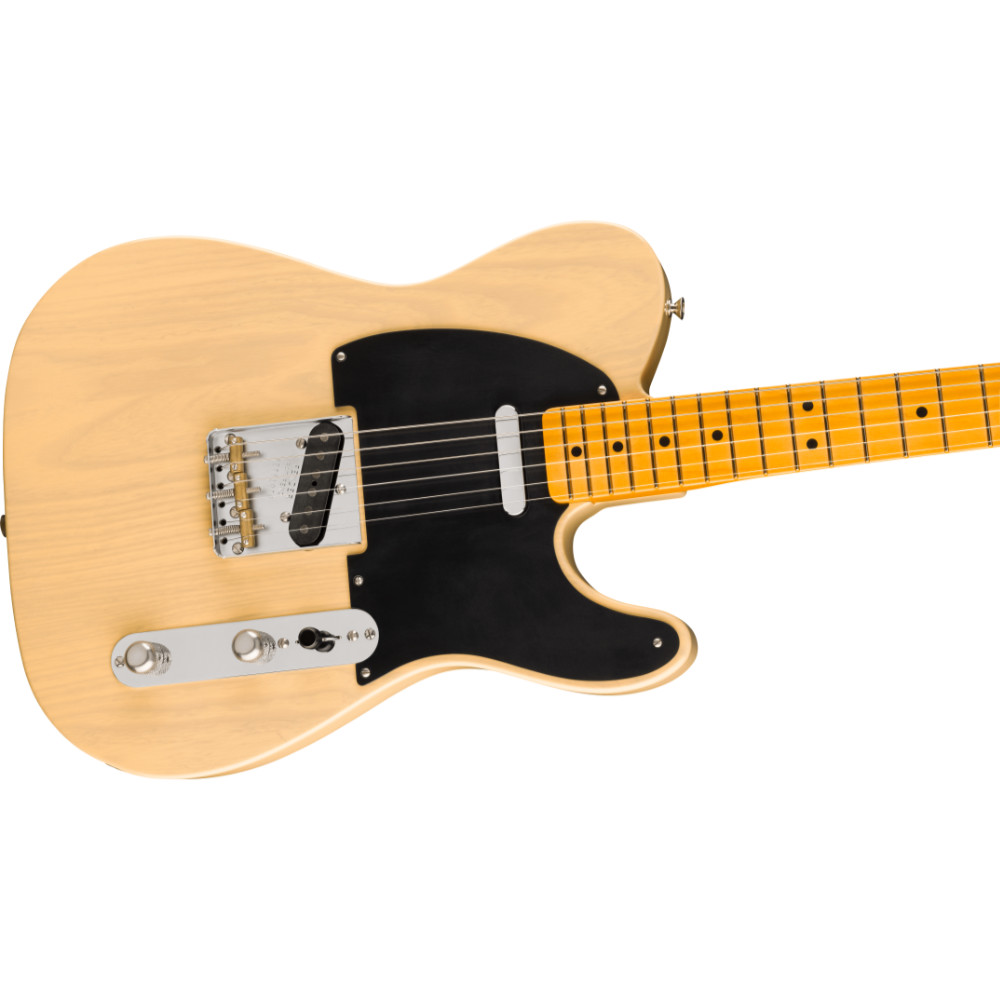 Fender フェンダー 75th Anniversary American Vintage II 1951 Nocaster MN Blonde エレキギター ボディ斜めアングル画像