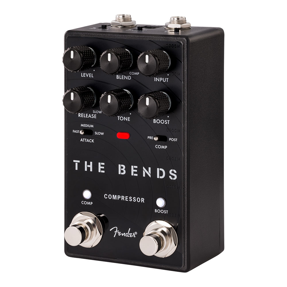 Fender フェンダー The Bends Compressor V2 コンプレッサー ブースター エフェクター 全体