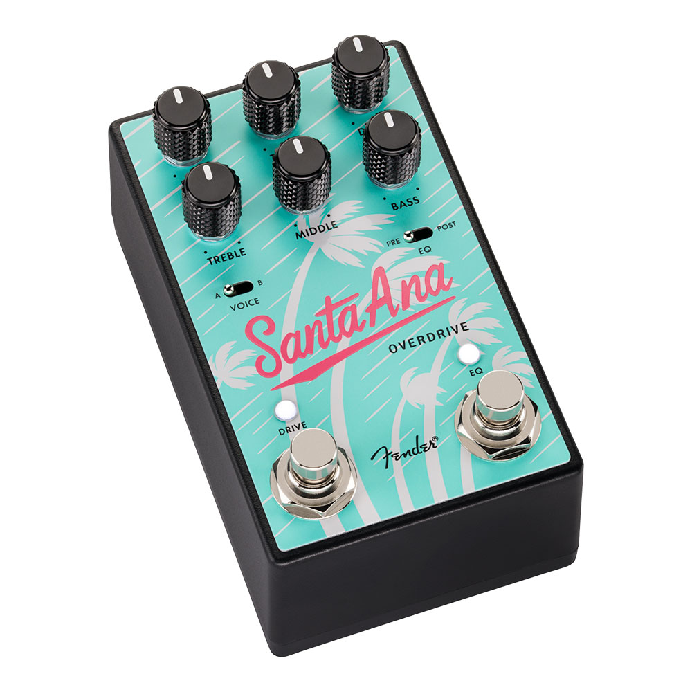 Fender フェンダー Santa Ana Overdrive V2 オーバードライブ ギターエフェクター 全体