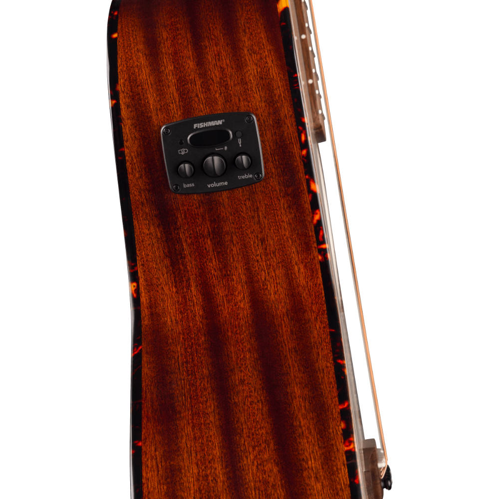 Fender フェンダー California Deluxe Newporter CE White Blonde エレクトリックアコースティックギター コントロール