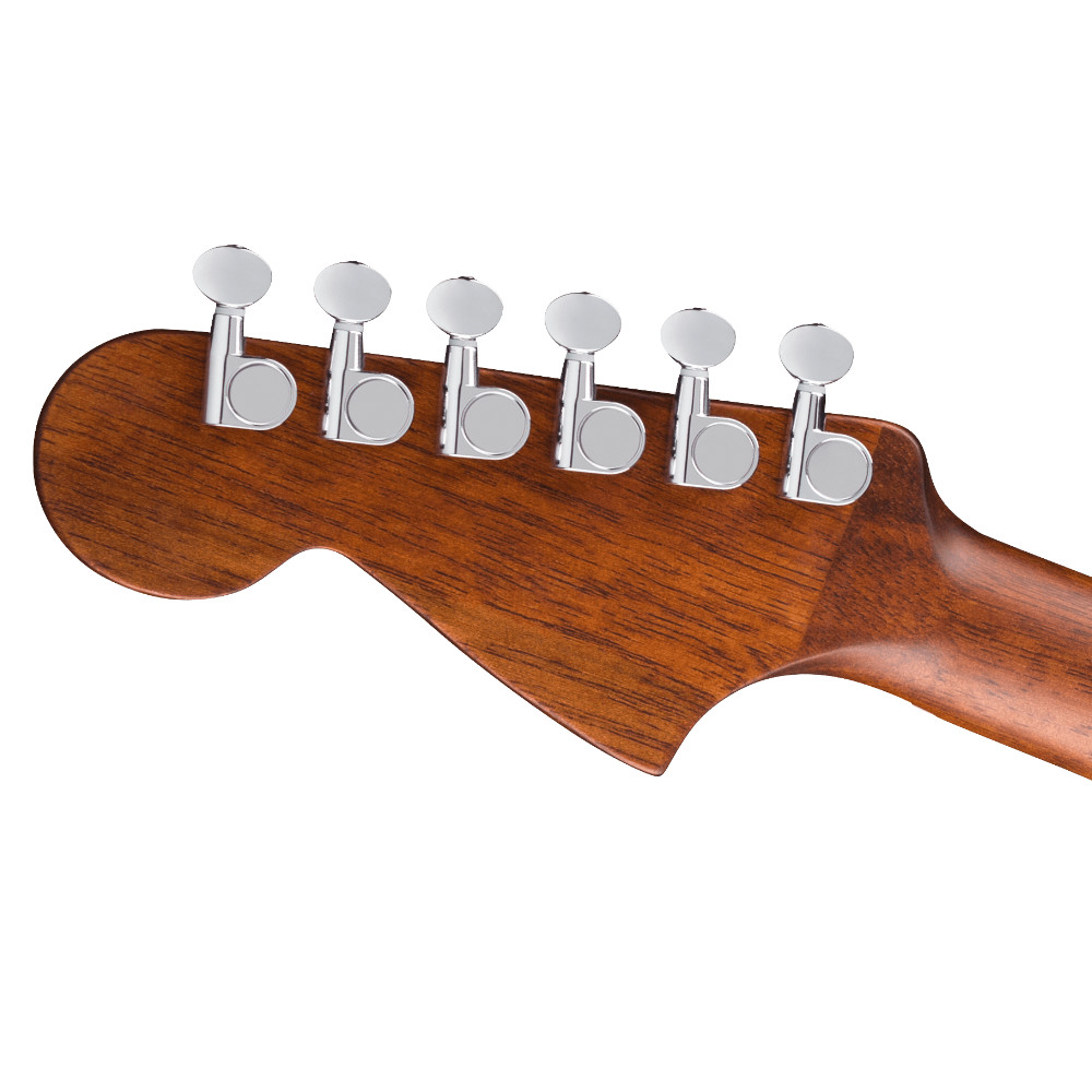 Fender フェンダー California Deluxe Newporter CE White Blonde エレクトリックアコースティックギター ヘッド裏画像