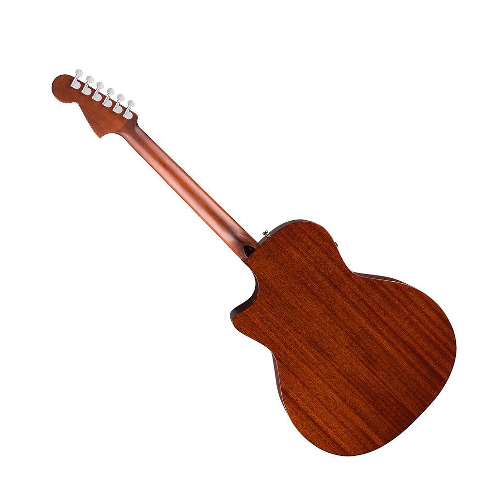 Fender フェンダー California Deluxe Newporter CE Natural エレクトリックアコースティックギター 背面