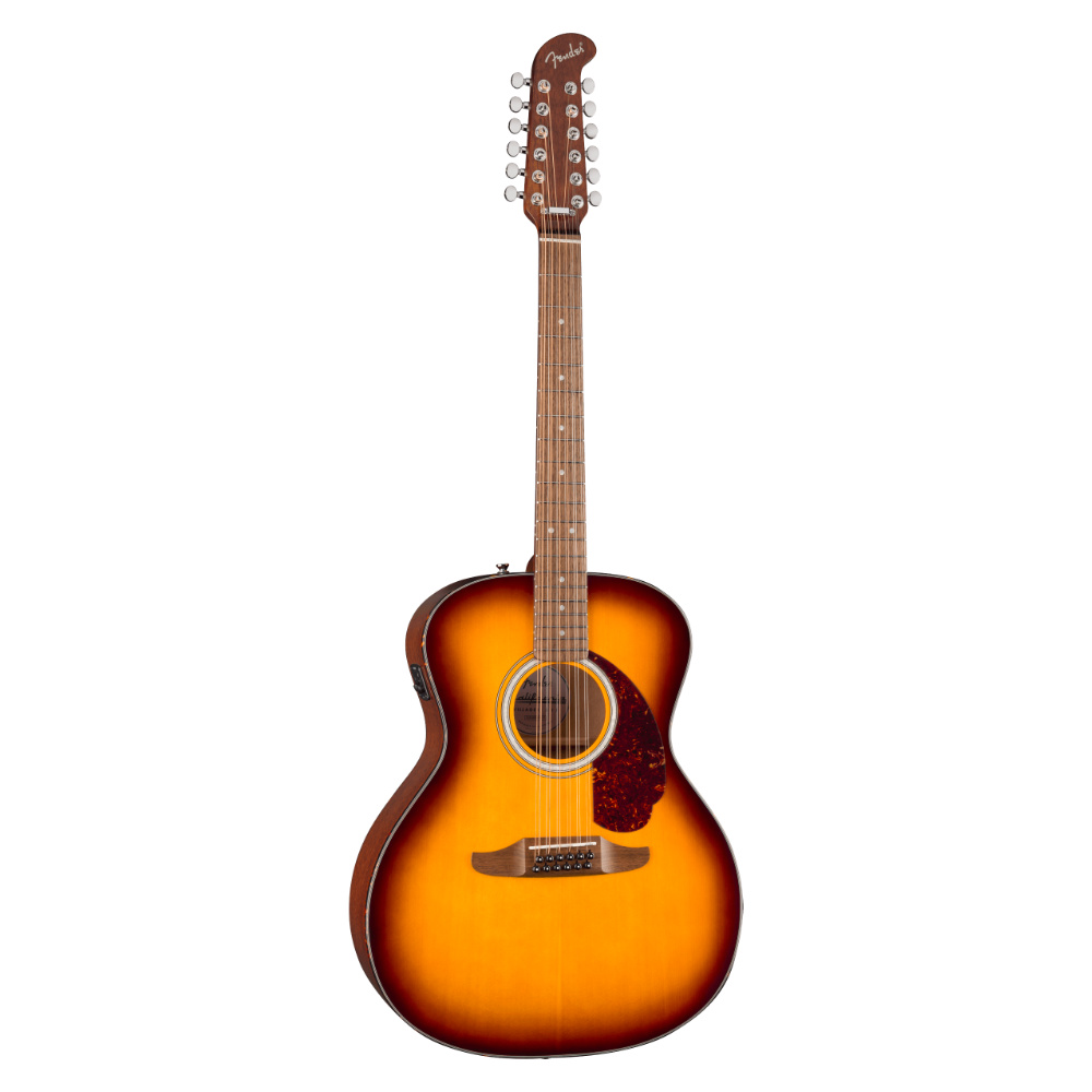 Fender フェンダー California Deluxe Villager E Honey Sunburst 12弦 エレクトリックアコースティックギター ボディ画像