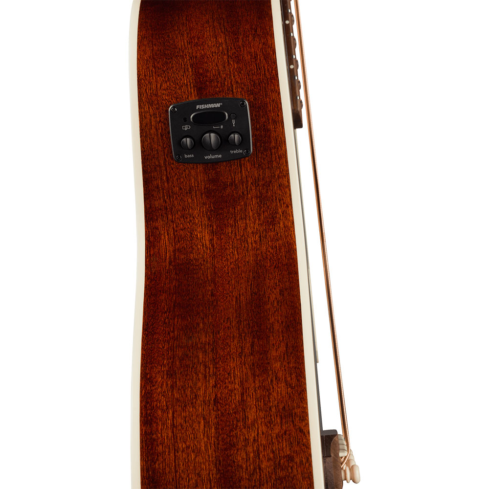 Fender フェンダー California Deluxe Kingman Bass CE Black アコースティックベース 側面