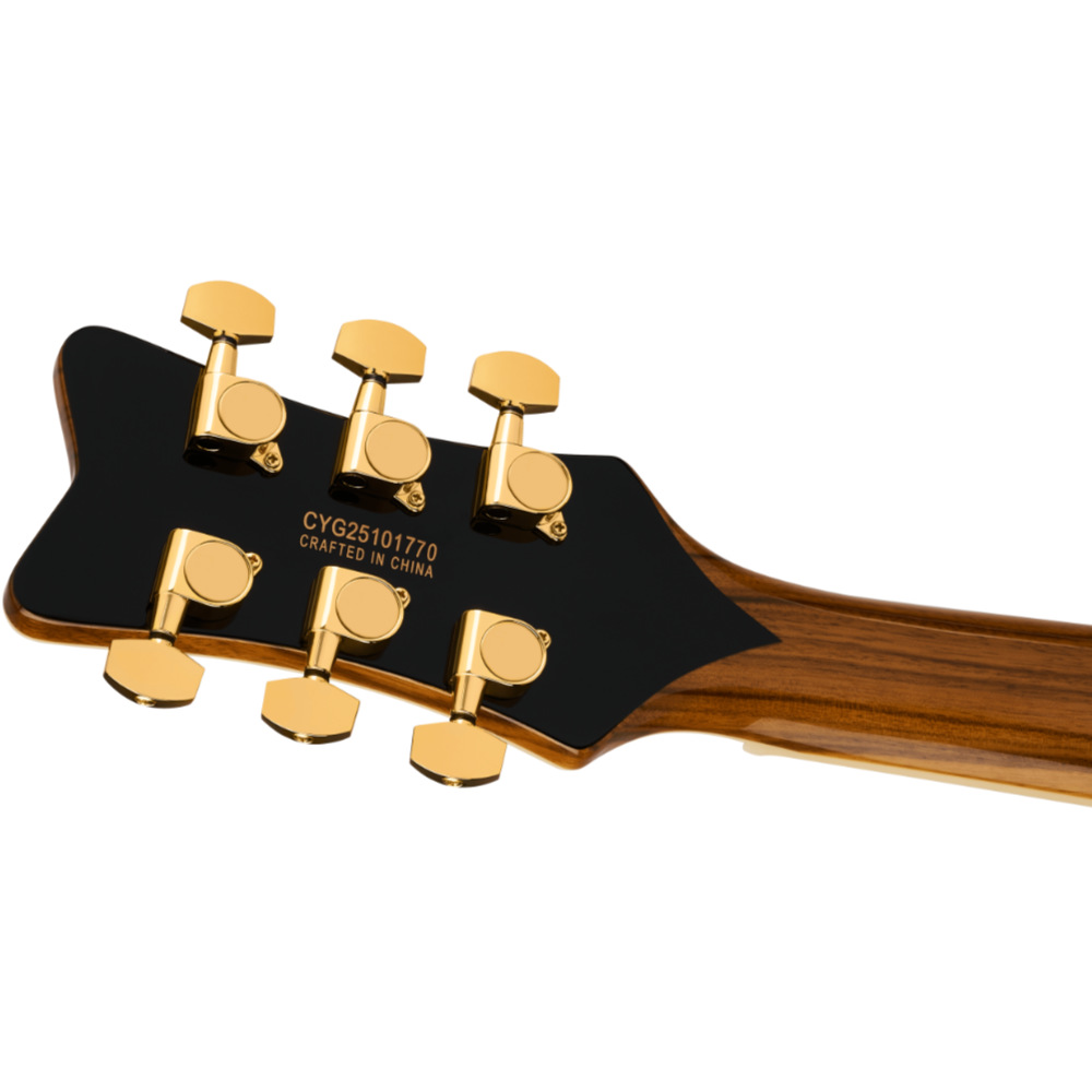 GRETSCH グレッチ Limited Edition Electromatic Black Limba Jet Sunburst エレキギター ヘッドバック画像