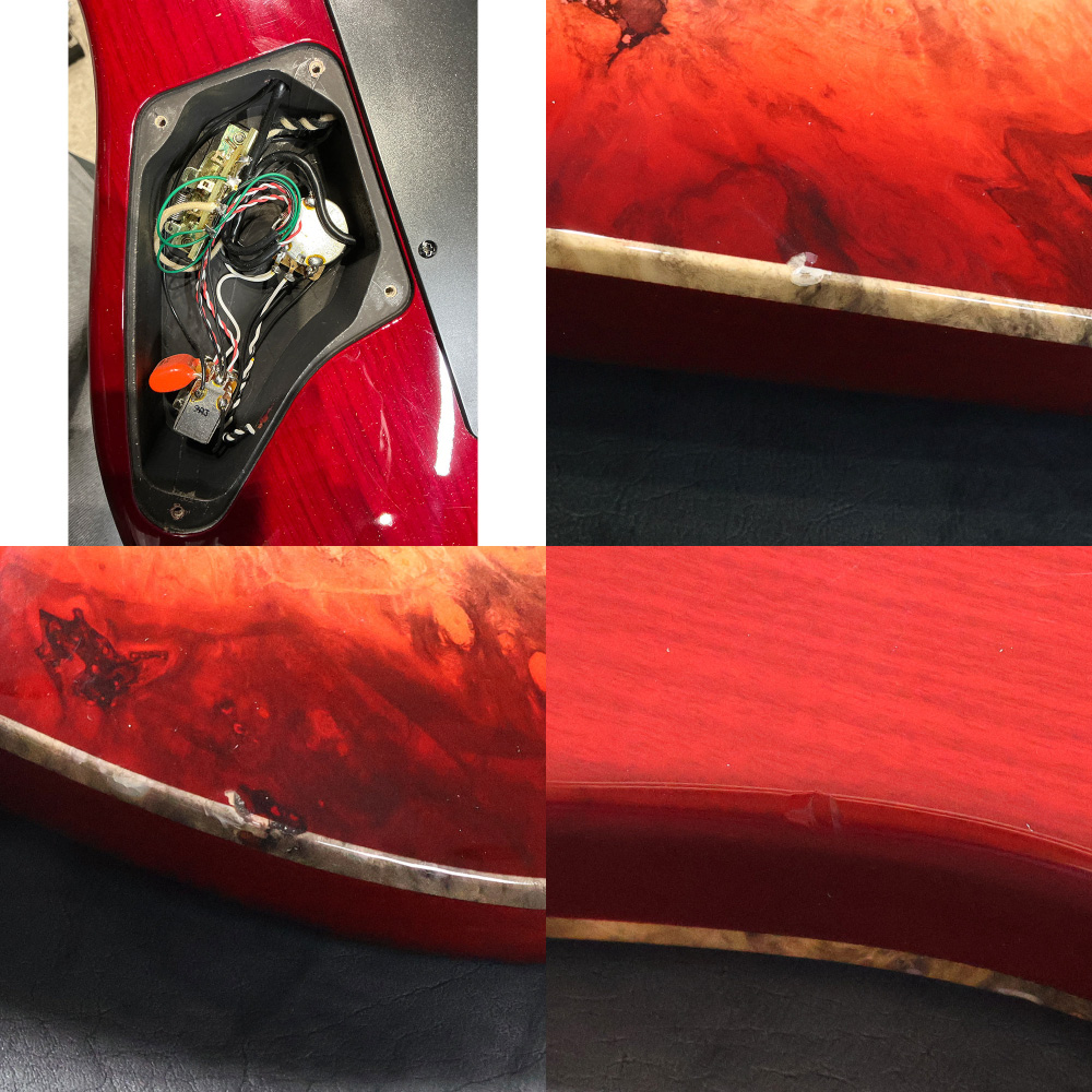 【中古】 エレキギター T’s Guitars DST-Pro24 赤鬼 日本製 ティーズギター 傷など