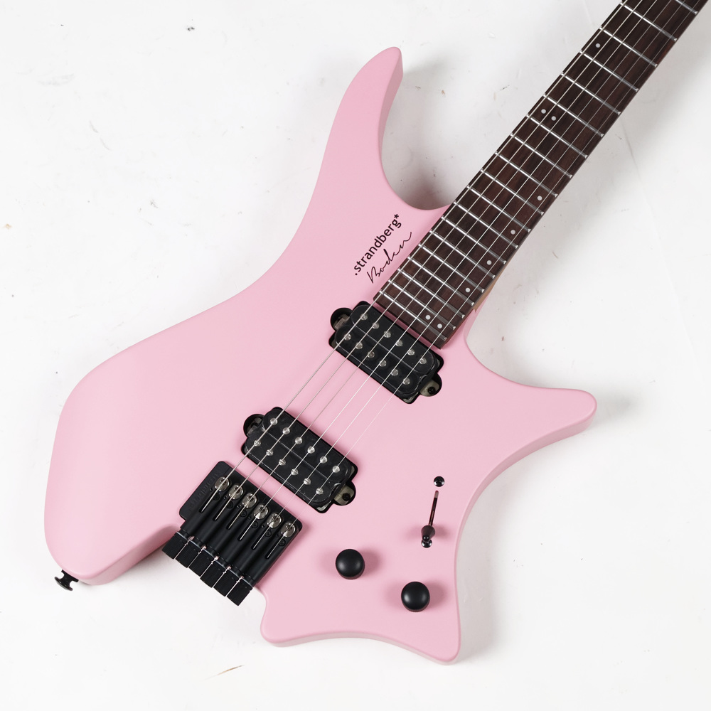 【訳あり】エレキギター strandberg BODEN ESSENTIAL 6 Coral Pink アウトレット ストランドバーグ ボーデン エッセンシャル ボディトップ