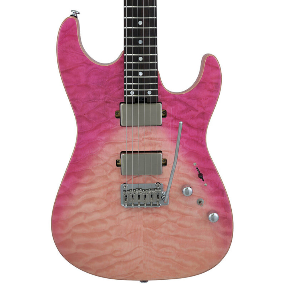 Soloking ソロキング MS-1 Custom 24HH QMT STWSF エレキギター ボディ画像 