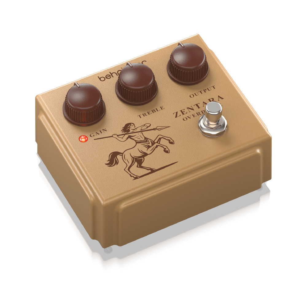 オーバードライブ エフェクター BEHRINGER ZENTARA OVERDRIVE ベリンガー ゼンテラ アンプライクオーバードライブ CENTAUR ケンタウルス 側面