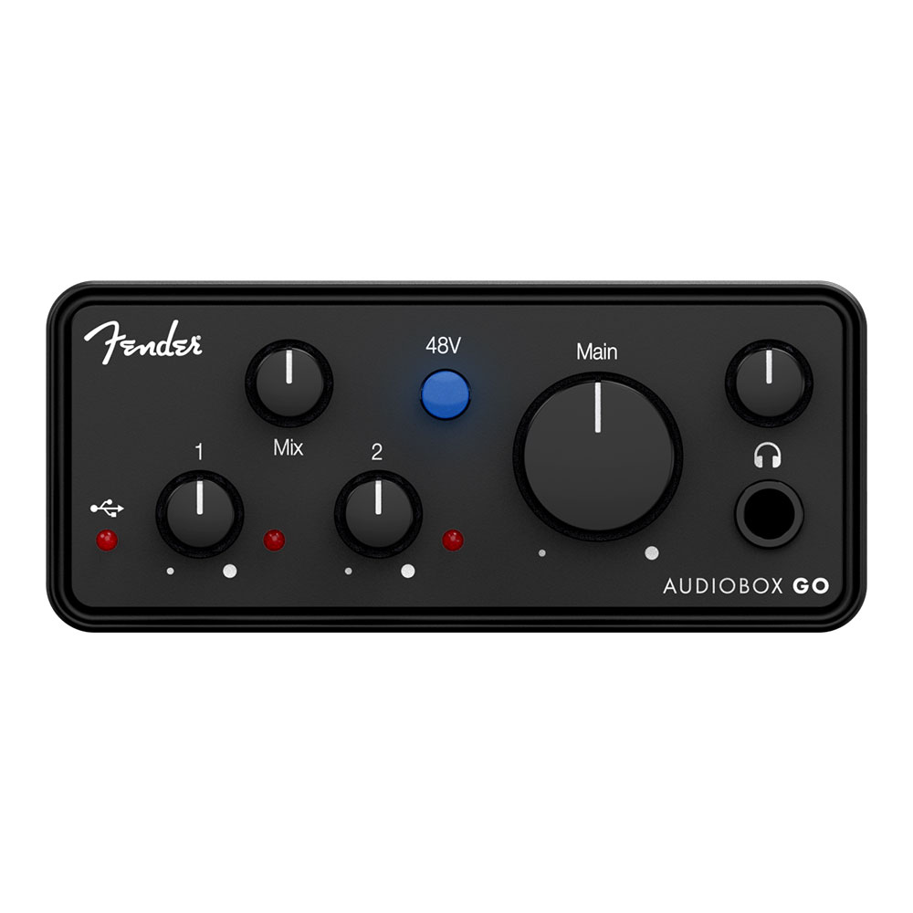 Fender フェンダー AudioBox GO USB-Cオーディオインターフェイス 正面