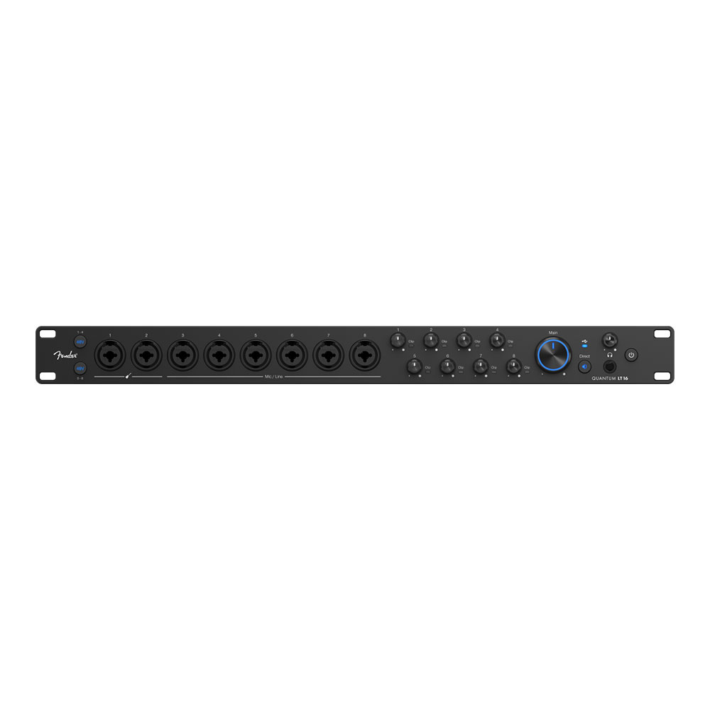 Fender フェンダー Quantum LT 16 USB-C Audio Interface USB-Cオーディオインターフェイス 正面