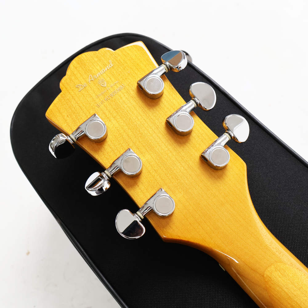 【中古】DeArmond by GUILD X-135 フルアコースティックギター ディアルモンド by ギルド ヘッド裏画像