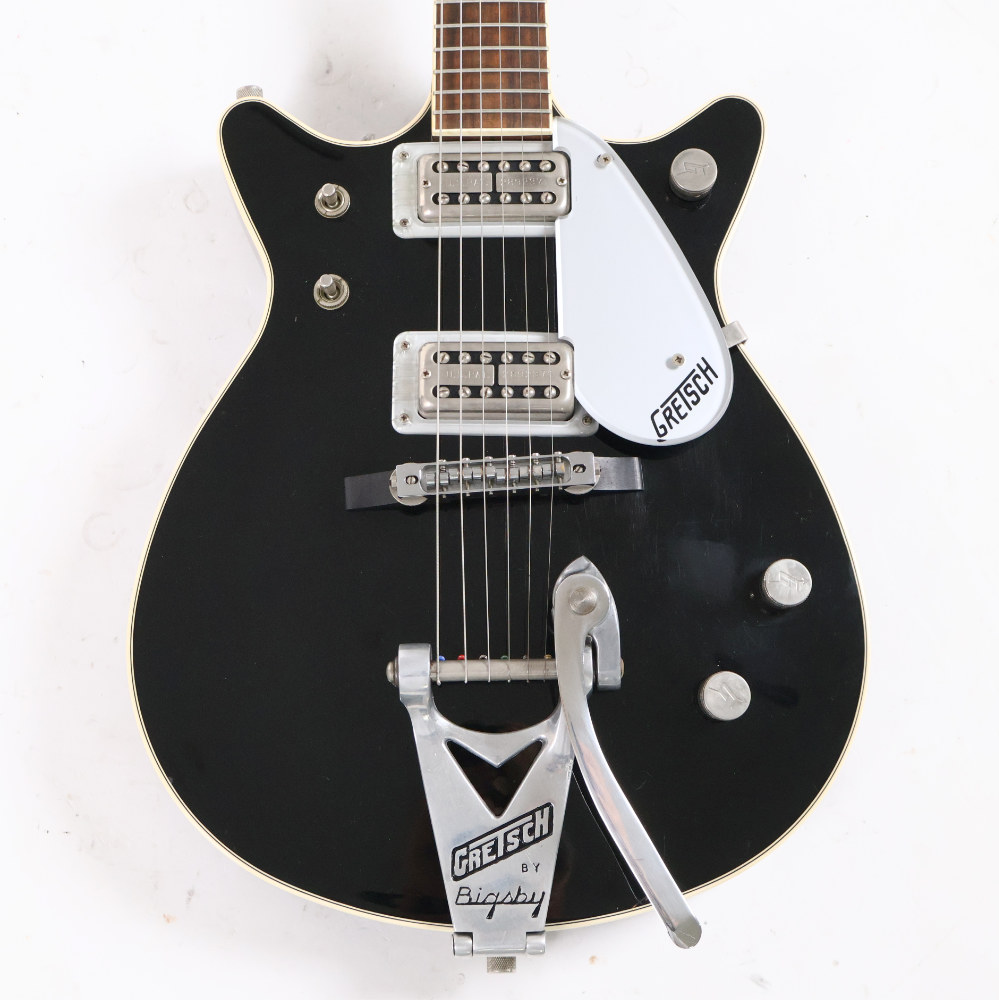 【中古】 GRETSCH グレッチ 6128T-62 Duo Jet w/Bigsby Black 2001年製 デュオジェット 日本製 FilterTronピックアップ搭載 詳細画像