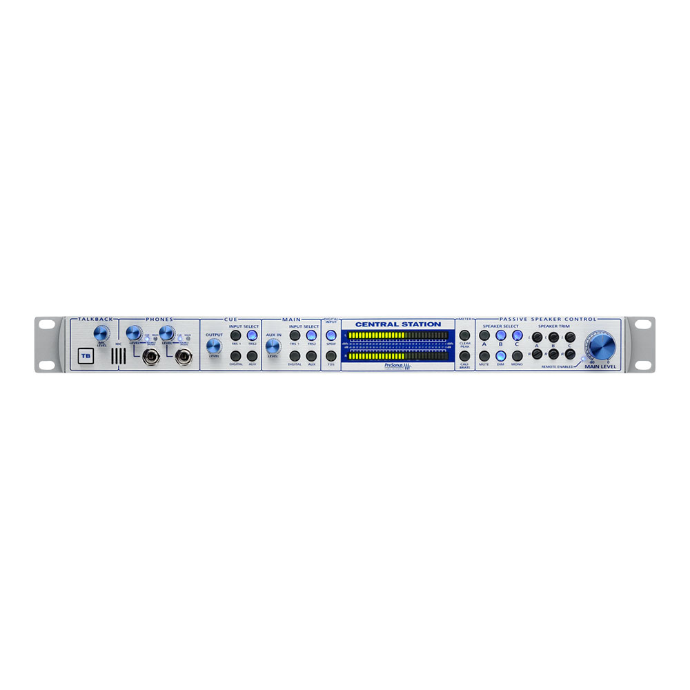 PreSonus プレソナス Central Station PLUS Monitoring Controller モニターコントローラー 正面