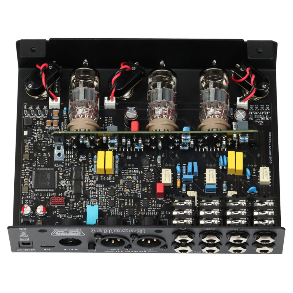 ギターエフェクター プリアンプ Tone King Royalist Preamp トーンキング ロイヤリストプリアンプ 内部