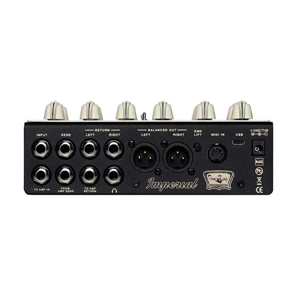 ギターエフェクター プリアンプ Tone King Imperial Preamp トーンキング インペリアルプリアンプ 側面