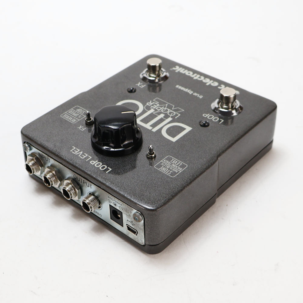 【中古】 tc electronic Ditto X2 Looper ルーパー 側面