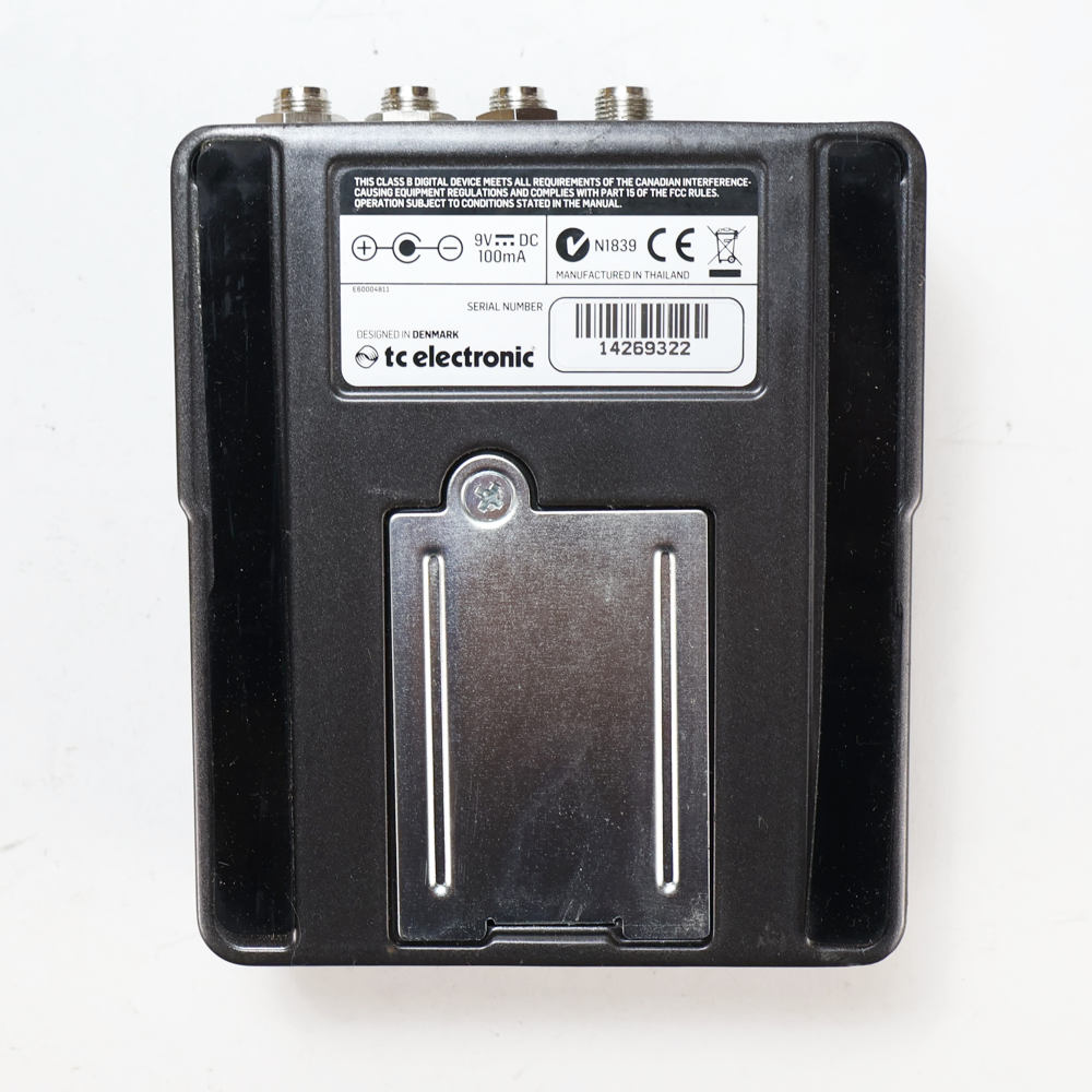 【中古】 tc electronic Ditto X2 Looper ルーパー 裏面