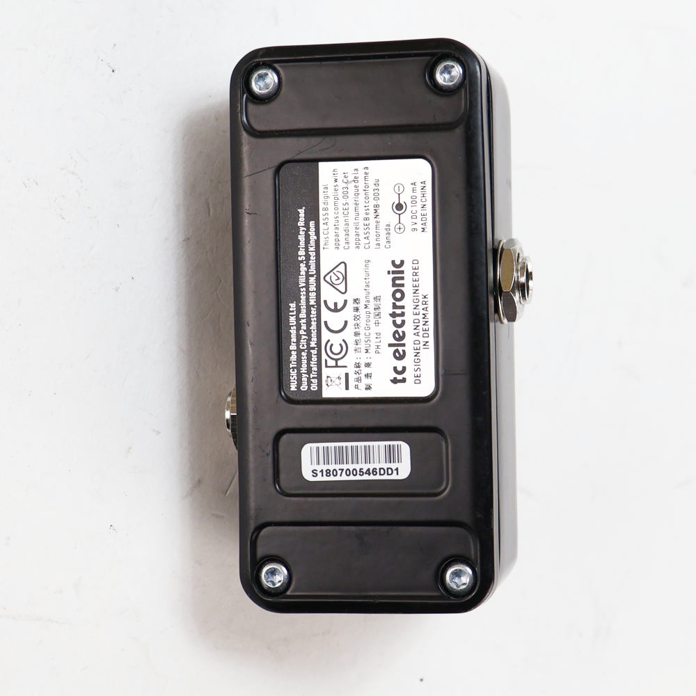 【中古】 tc electronic BODYREZ ギターエフェクター エレアコ用 裏面