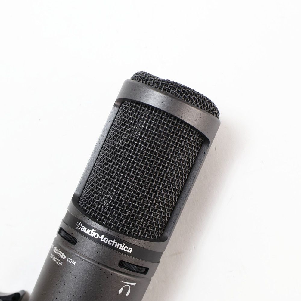 【中古】 コンデンサーマイク USB接続 AUDIO-TECHNICA AT2020USB+ USBマイクロホン オーディオテクニカ グリル