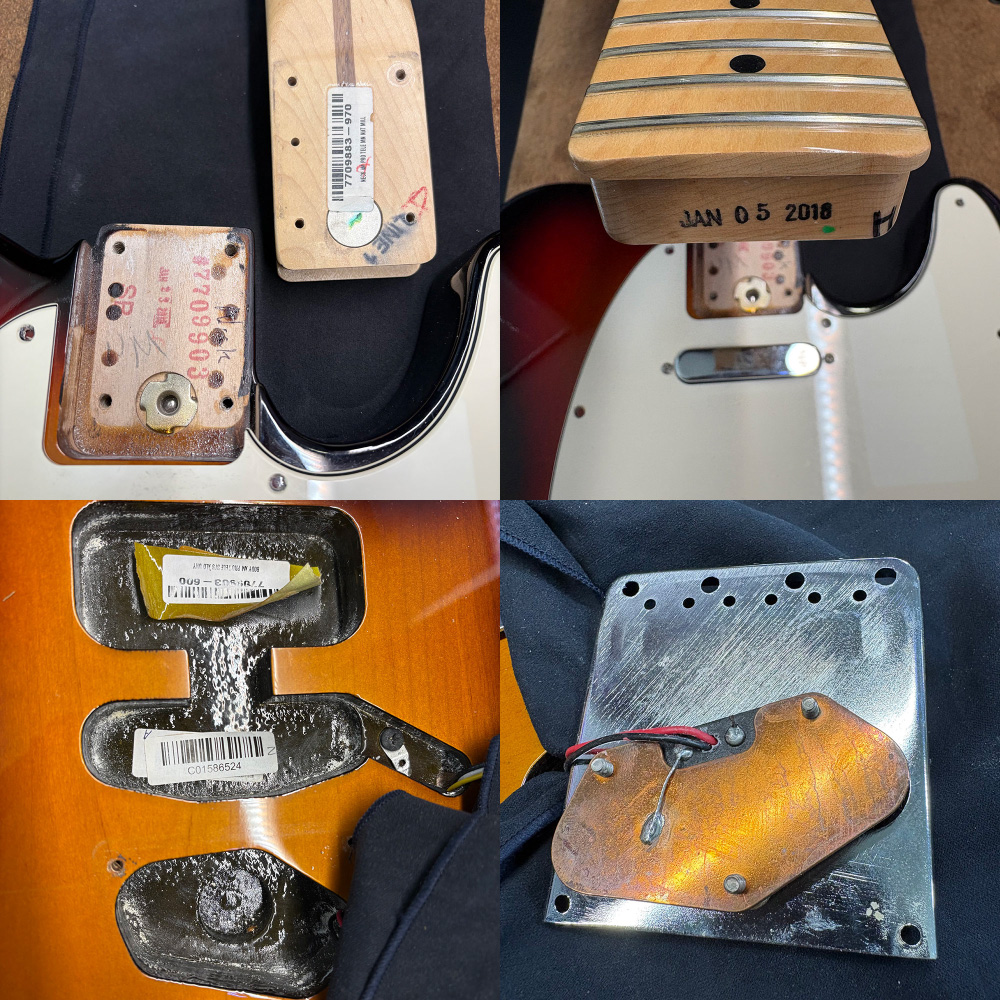 【中古】 エレキギター Fender American Professional Telecaster Maple Fingerboard 3-Color Sunburst 2018年製 フェンダー アメリカンプロフェッショナル テレキャスター ネック、ピックアップ