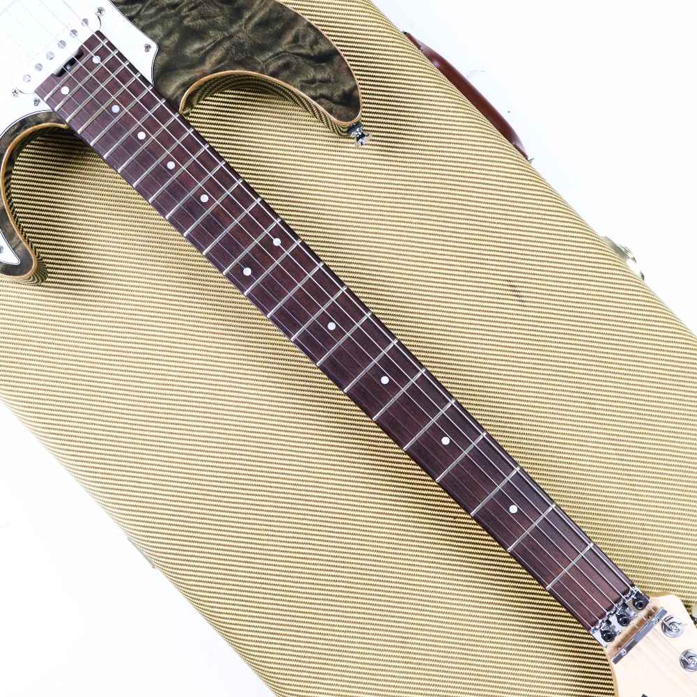 【中古】 エレキギター ESP Snapper-CTM-24-FR Rosewood FB See Thru Black 2013年頃製 Mod. リアピックアップ Suhr DA(Doug Aldrich)搭載 オリジナルピックアップあり ネック