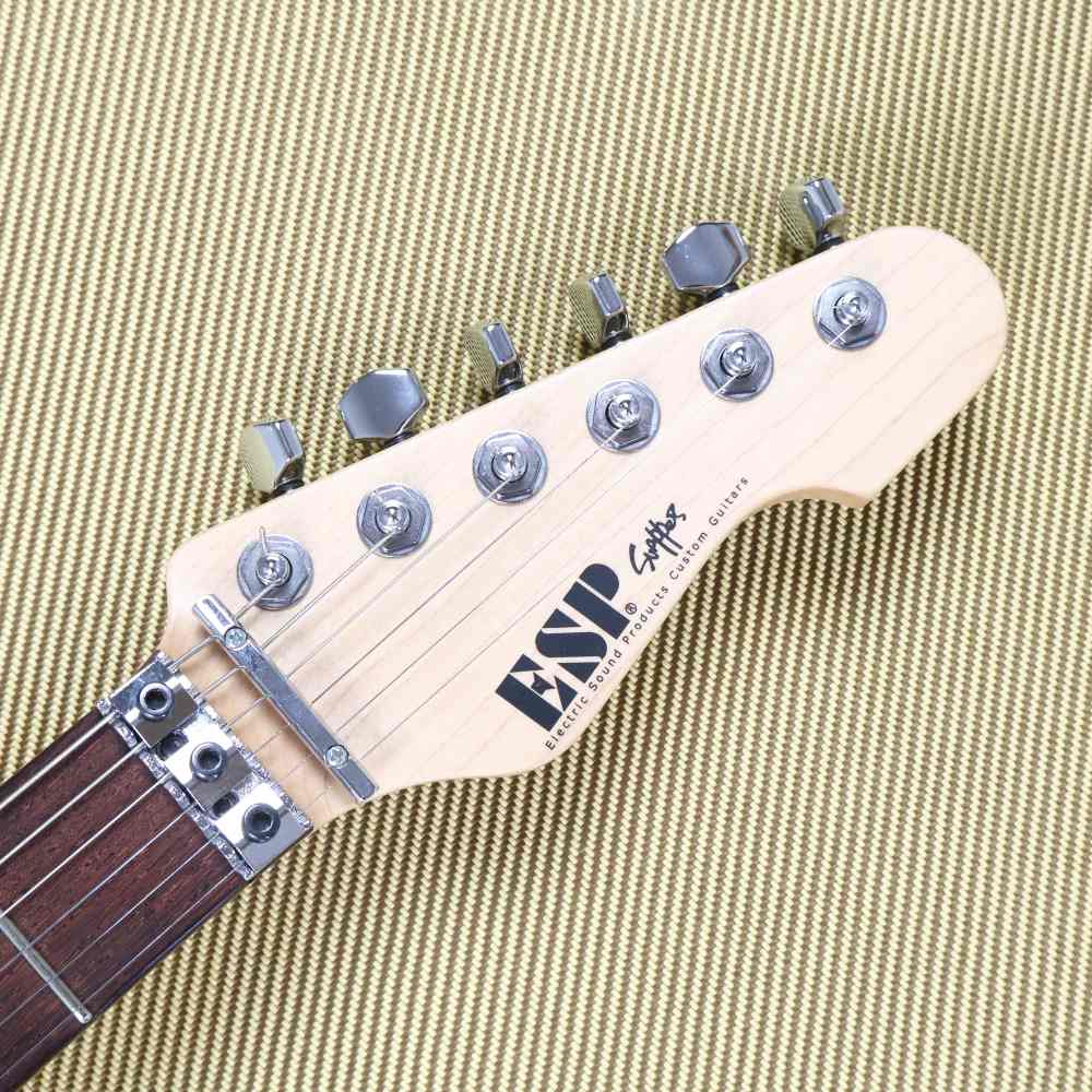 【中古】 エレキギター ESP Snapper-CTM-24-FR Rosewood FB See Thru Black 2013年頃製 Mod. リアピックアップ Suhr DA(Doug Aldrich)搭載 オリジナルピックアップあり ヘッド画像