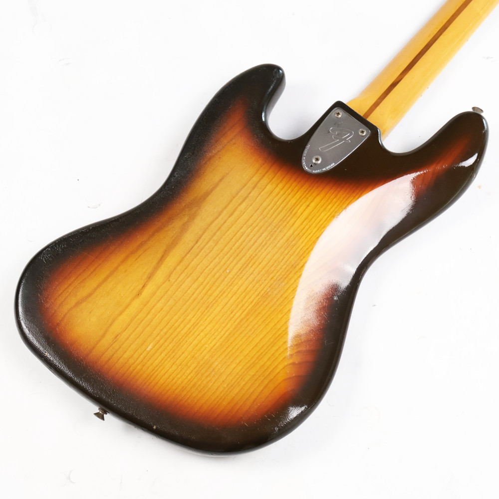 【中古】 エレキベース Fender フェンダー USA Jazz Bass 3Color-Sunburst Rosewood FingerBoard 1981年製 S8シリアル ジャズベース ボディバック