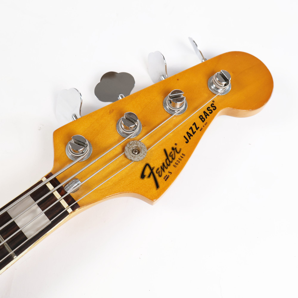 【中古】 エレキベース Fender フェンダー USA Jazz Bass 3Color-Sunburst Rosewood FingerBoard 1981年製 S8シリアル ジャズベース ヘッド