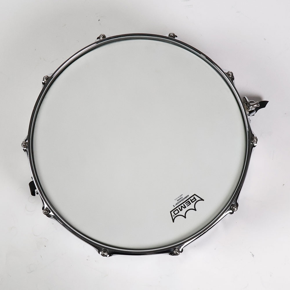 【中古】スネアドラム パール Pearl SensiTone Custom Alloy Elite STAINLESS STEEL 14x5 スティールシェル 打面