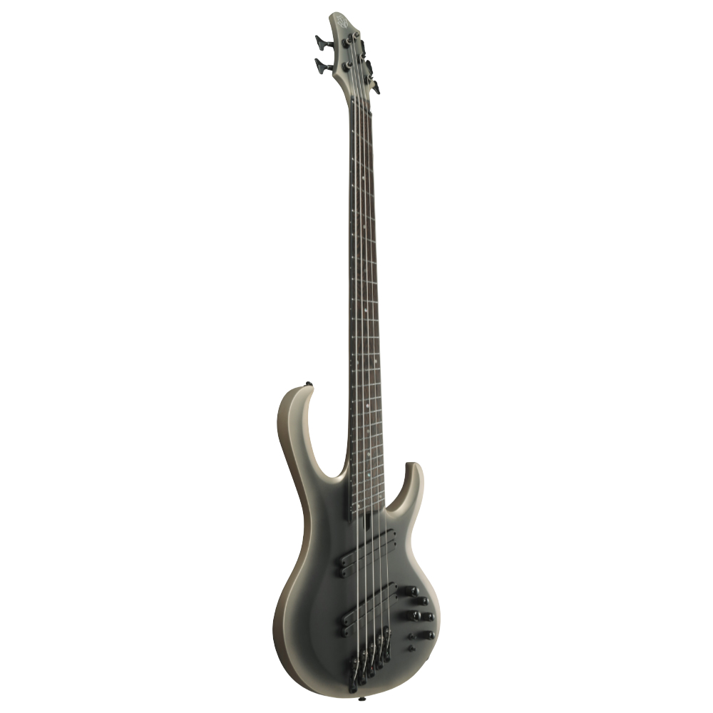 IBANEZ アイバニーズ BTB605MS-SOM Solar Eclipse Matte 5弦エレキベース 斜めアングル画像