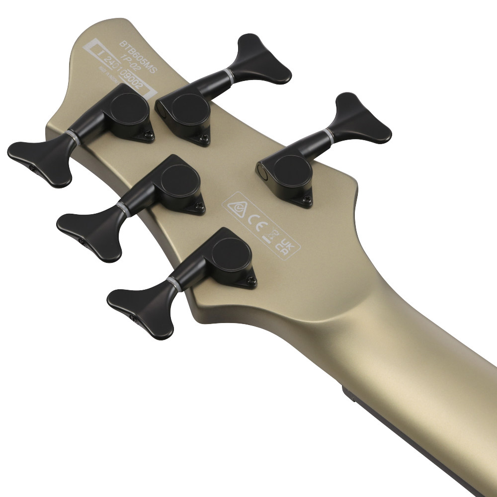 IBANEZ アイバニーズ BTB605MS-SOM Solar Eclipse Matte 5弦エレキベース ヘッドバック画像