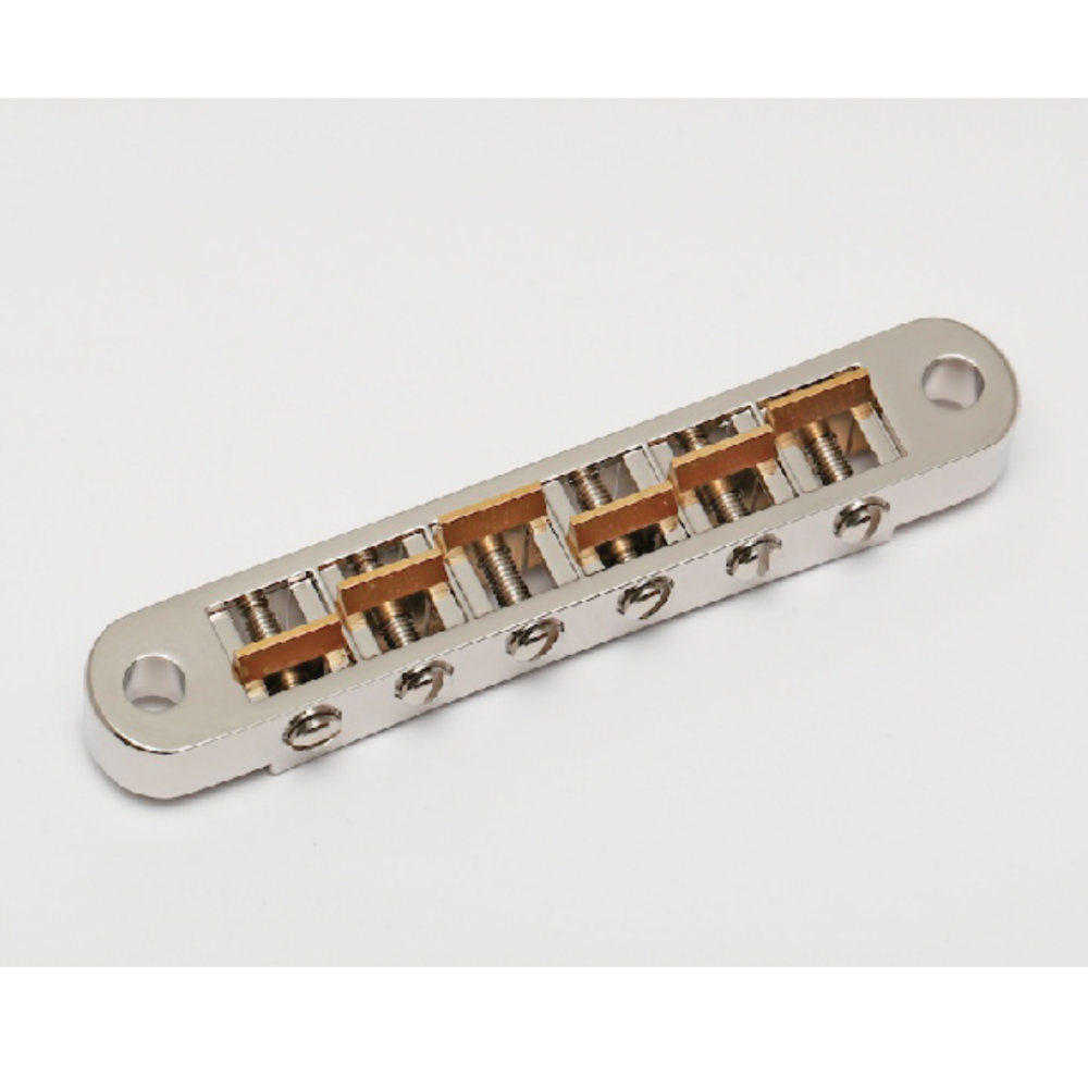 Advanced Music Products Standard Nashville TOM Bridge 無メッキブラス製サドル サドル溝切りなし ブリッジ ギターパーツ