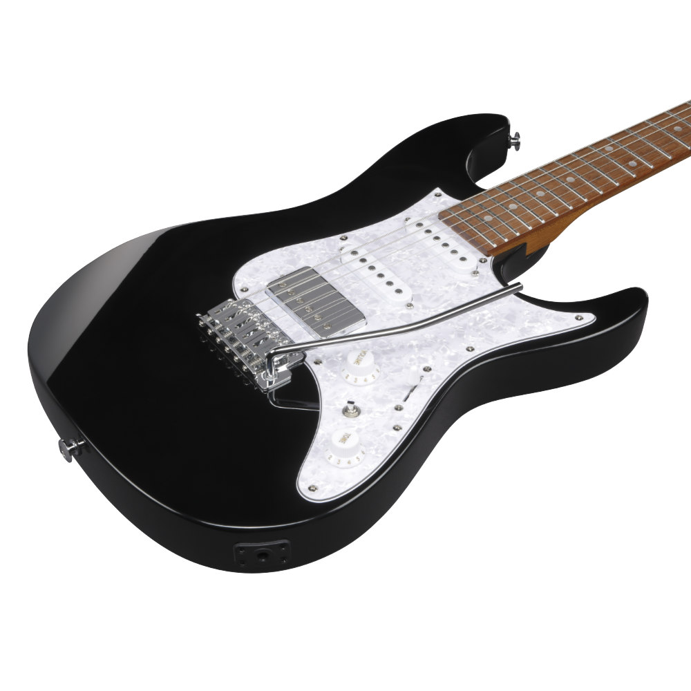 IBANEZ アイバニーズ AZ22S2-BK AZ Standard SSH Black エレキギター ボディ斜めアングル画像